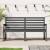 Bancă de grădină, gri, 159,5x48x91,5 cm, lemn masiv de pin GartenMobel Dekor