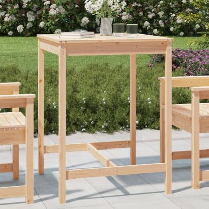 Măsuță de grădină, 82,5x82,5x110 cm, lemn masiv de pin GartenMobel Dekor