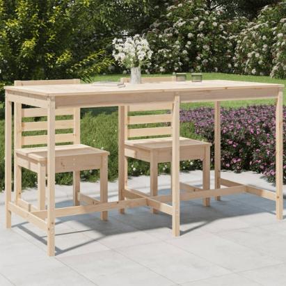 Masă de grădină, 203,5x90x110 cm, lemn masiv de pin GartenMobel Dekor