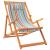 Scaune de plajă pliante, 2 buc., multicolor, material textil GartenMobel Dekor