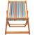 Scaune de plajă pliante, 2 buc., multicolor, material textil GartenMobel Dekor