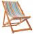 Scaune de plajă pliante, 2 buc., multicolor, material textil GartenMobel Dekor