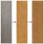 Decor perete de grădină 105x55 cm design frunze oțel Corten GartenMobel Dekor