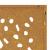 Decor perete de grădină 105x55 cm design frunze oțel Corten GartenMobel Dekor