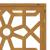 Decor perete de grădină 55x55 cm, design maur, oțel Corten GartenMobel Dekor