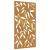 Decor de perete 105x55 cm design frunze bambus oțel Corten GartenMobel Dekor