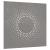 Decor perete de grădină 55x55 cm design soare oțel Corten GartenMobel Dekor