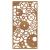 Decor perete grădină 105x55 cm design roți zimțare oțel Corten GartenMobel Dekor