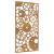 Decor perete grădină 105x55 cm design roți zimțare oțel Corten GartenMobel Dekor