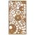 Decor perete grădină 105x55 cm design roți zimțare oțel Corten GartenMobel Dekor