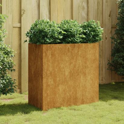 Jardinieră, 80x40x80 cm, oțel corten GartenMobel Dekor
