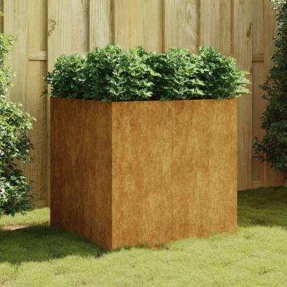 Jardinieră, 80x80x80 cm, oțel corten GartenMobel Dekor