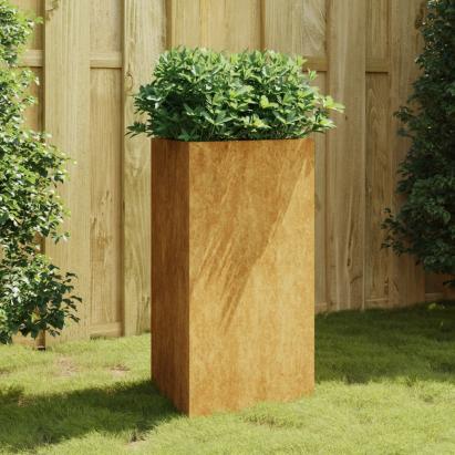 Jardinieră de grădină, 50x43x75 cm, oțel corten GartenMobel Dekor