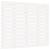 Tăblie de pat pentru perete, alb, 96x3x91,5 cm, lemn masiv pin GartenMobel Dekor