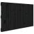 Tăblie de pat pentru perete, negru, 108x3x60 cm, lemn masiv pin GartenMobel Dekor