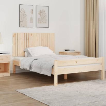 Tăblie de pat pentru perete, 127,5x3x60 cm, lemn masiv de pin GartenMobel Dekor