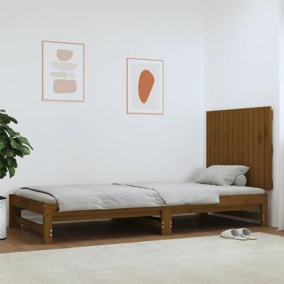 Tăblie de pat pentru perete, maro miere, 82,5x3x60 cm GartenMobel Dekor