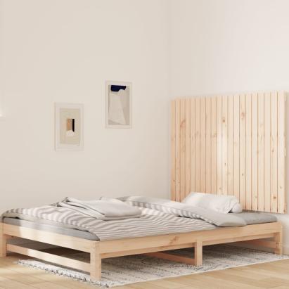 Tăblie de pat pentru perete, 127,5x3x90 cm, lemn masiv de pin GartenMobel Dekor