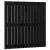 Tăblie de pat pentru perete, negru, 82,5x3x90 cm lemn masiv pin GartenMobel Dekor
