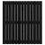 Tăblie de pat pentru perete, negru, 82,5x3x90 cm lemn masiv pin GartenMobel Dekor