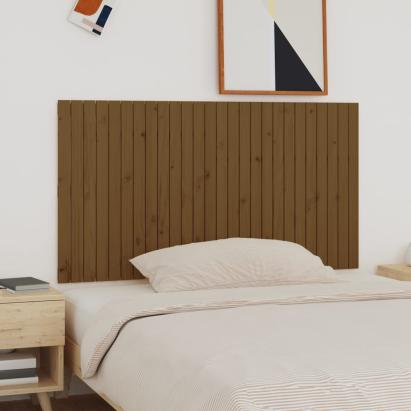 Tăblie de pat pentru perete, maro miere, 166x3x90 cm, lemn pin GartenMobel Dekor