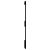 Tăblie de pat pentru perete, negru, 166x3x90 cm, lemn masiv pin GartenMobel Dekor