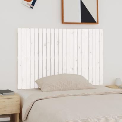 Tăblie de pat pentru perete, alb, 140x3x90 cm, lemn masiv pin GartenMobel Dekor