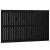 Tăblie de pat pentru perete, negru, 140x3x90 cm, lemn masiv pin GartenMobel Dekor