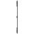 Tăblie de pat pentru perete, negru, 108x3x110 cm lemn masiv pin GartenMobel Dekor