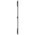 Tăblie de pat pentru perete, negru 95,5x3x110 cm lemn masiv pin GartenMobel Dekor