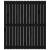Tăblie de pat pentru perete, negru 95,5x3x110 cm lemn masiv pin GartenMobel Dekor
