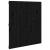 Tăblie de pat pentru perete, negru 95,5x3x110 cm lemn masiv pin GartenMobel Dekor