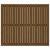 Tăblie de pat pentru perete, maro miere 127,5x3x110 cm lemn pin GartenMobel Dekor
