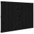 Tăblie de pat pentru perete negru 159,5x3x110 cm lemn masiv pin GartenMobel Dekor