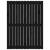 Tăblie de pat pentru perete, negru 82,5x3x110 cm lemn masiv pin GartenMobel Dekor