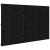 Tăblie de pat pentru perete, negru, 185x3x110 cm lemn masiv pin GartenMobel Dekor