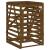 Depozitare pubelă gunoi, maro, 84x90x128,5 cm lemn masiv de pin GartenMobel Dekor
