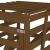Depozitare pubelă gunoi, maro, 84x90x128,5 cm lemn masiv de pin GartenMobel Dekor