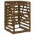Depozitare pubelă gunoi, maro, 84x90x128,5 cm lemn masiv de pin GartenMobel Dekor