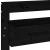 Jardinieră de perete cu 3 niveluri negru 60x18,5x110cm lemn pin GartenMobel Dekor
