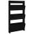 Jardinieră de perete cu 3 niveluri negru 60x18,5x110cm lemn pin GartenMobel Dekor