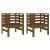 Scaune grădină, 2 buc., maro miere 61,5x53x71 cm lemn masiv pin GartenMobel Dekor