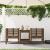 Scaune grădină, 2 buc., maro miere 61,5x53x71 cm lemn masiv pin GartenMobel Dekor