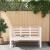 Bancă de grădină, alb, 111,5x53x71 cm, lemn masiv de pin GartenMobel Dekor