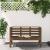 Bancă de grădină, maro miere, 111,5x53x71 cm, lemn masiv pin GartenMobel Dekor
