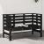 Bancă de grădină, negru, 111,5x53x71 cm, lemn masiv de pin GartenMobel Dekor