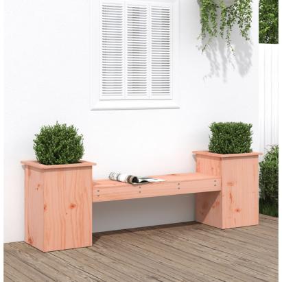 Banchetă cu jardiniere, 184,5x39,5x56,5 cm, lemn masiv Douglas GartenMobel Dekor
