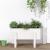 Jardinieră de grădină, alb, 62x30x38 cm, lemn masiv de pin GartenMobel Dekor