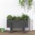 Jardinieră de grădină, gri, 62x30x38 cm, lemn masiv pin GartenMobel Dekor