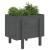 Jardinieră de grădină, gri, 62x50x57 cm, lemn masiv pin GartenMobel Dekor